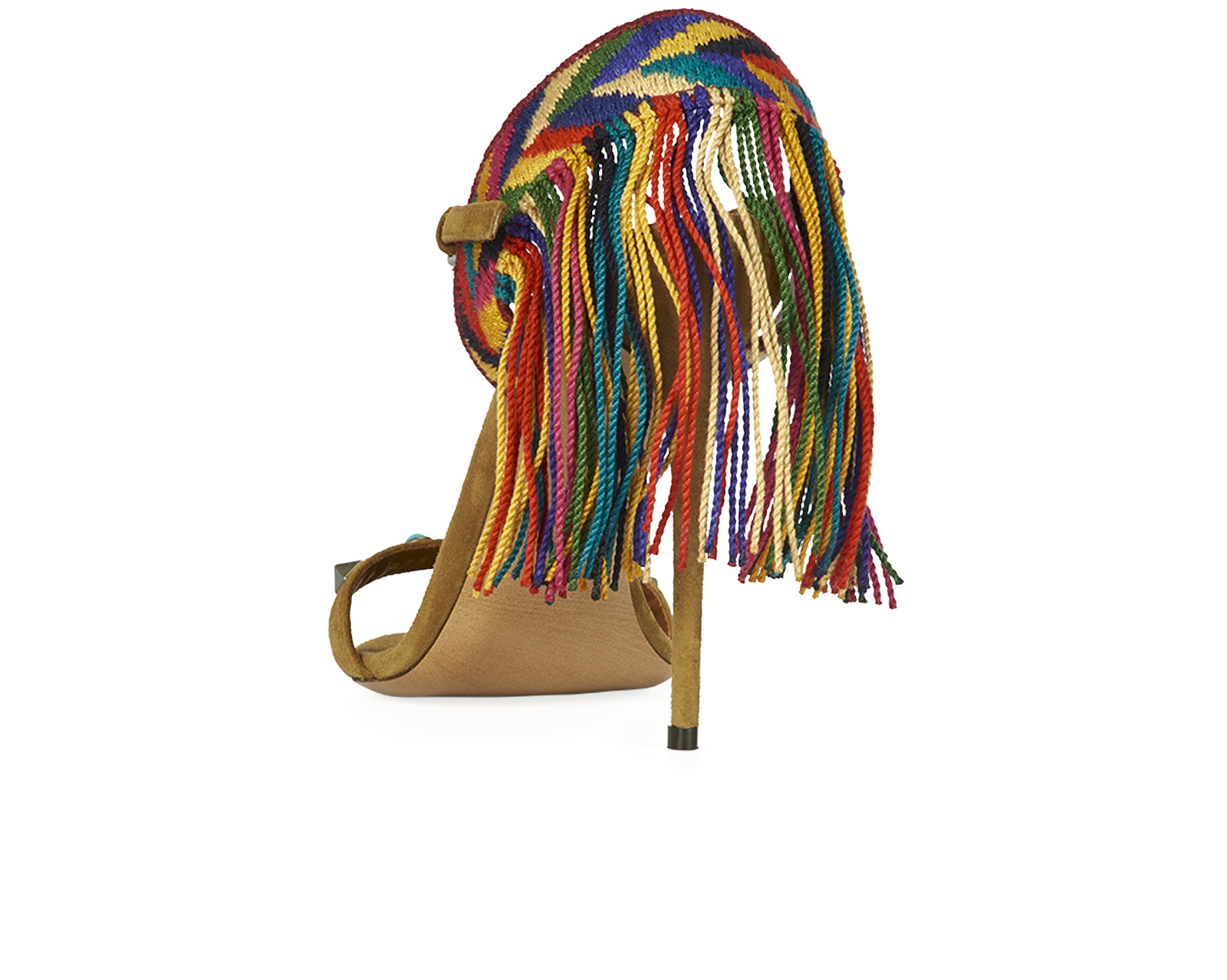 Valentino Rainbow Fringed Sandals, Heels - Designer Exchange | Buy Sell ...