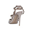 Valentino Rockstud Ankle Strap Pumps, back view