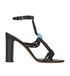 Valentino Scarab Ankle Strap Heeled Sandals, front view