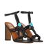 Valentino Scarab Ankle Strap Heeled Sandals, side view