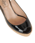 Valentino Espadrilles Wedges, &pound;140, Shoes, Black, Patent Leather/Raffia, Other view