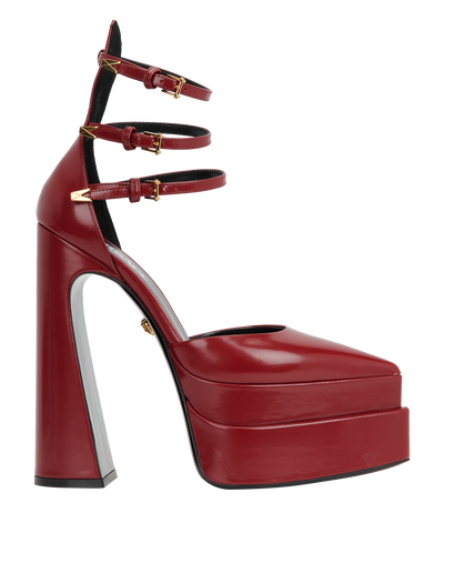 Versace Aevitas Pointy Platform Heels, front view