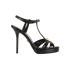 Versace V Sandals Heels, &pound;375, Shoes, Black, Leather, Front view