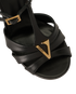 Versace V Sandals Heels, &pound;375, Shoes, Black, Leather, Other view