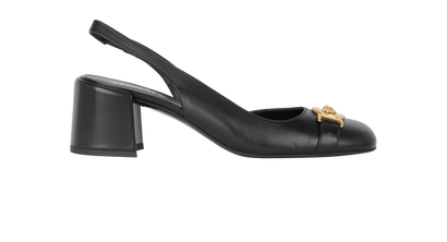 Versace Medusa Slingbacks, front view