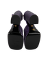 Versace Embellished Aevitas Platform Heels, &pound;230, Shoes, Purple, Satin, Top view