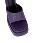 Versace Embellished Aevitas Platform Heels, &pound;230, Shoes, Purple, Satin, Other view
