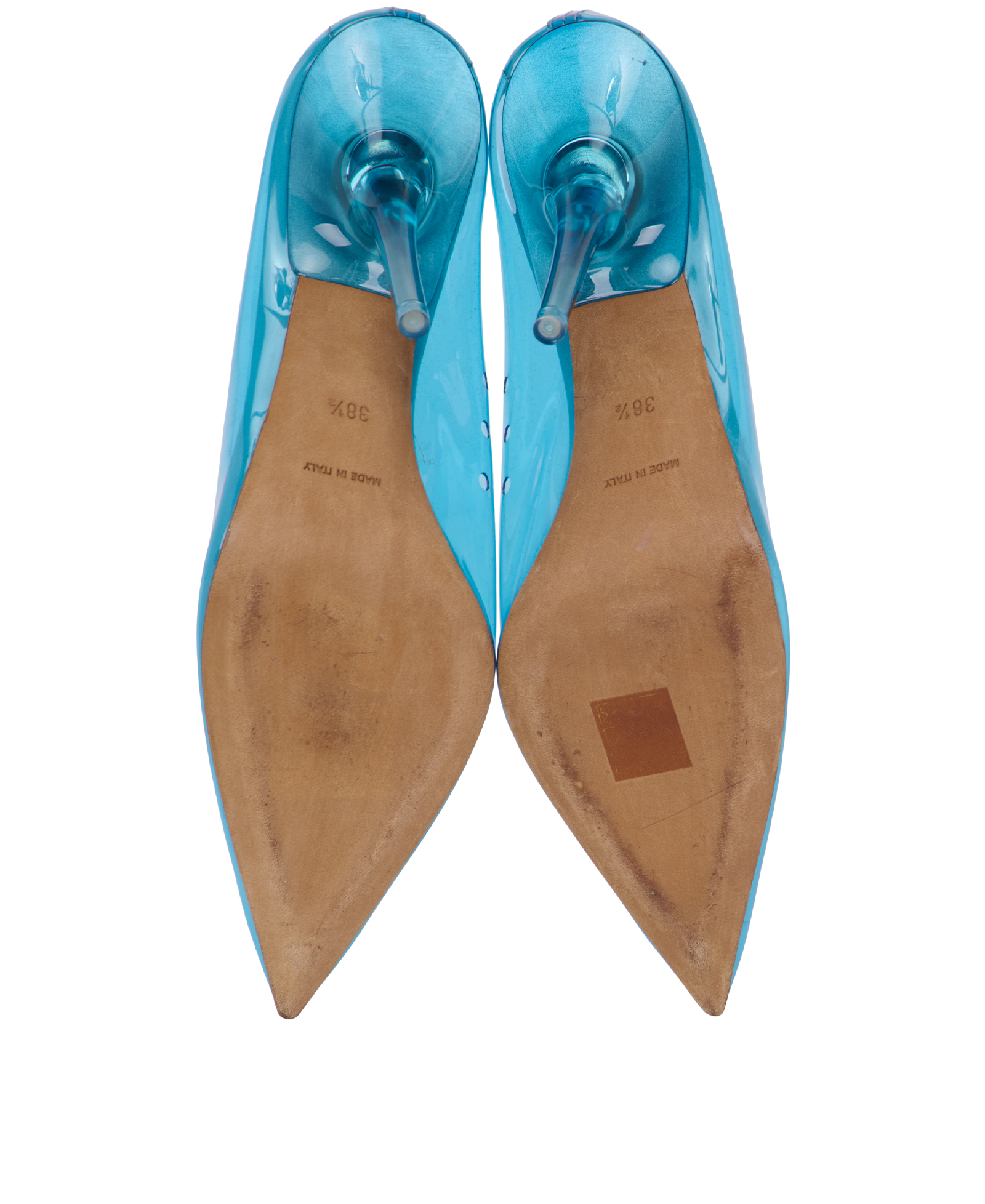 Yeezy Season 7 Pumps, &pound;150, Shoes, Blue, PVC, Top view