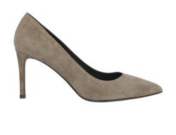 Yves Saint Laurent Paris P 80 Heels,Suede,Grey,UK4.5,B,3*
