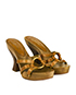 Yves Saint Laurent Strappy Clogs Mules, side view
