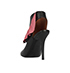 Balenciaga Ruffled Two-Tone Peep-toe Heels, back view