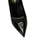 Saint Laurent Pointed Toe Pumps, &pound;220, Shoes, Black, Patent Leather, Other view