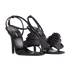 Saint Laurent Ivy Rose Heeled Sandals, side view