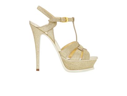 Saint Laurent Shiny Heels, front view