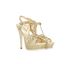 Saint Laurent Shiny Heels, side view