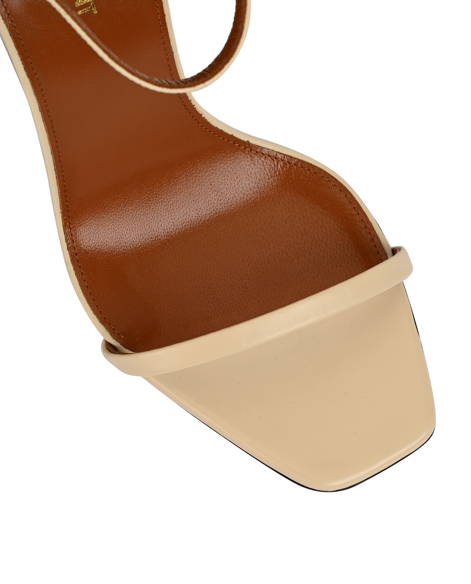 Saint Laurent Opyum Sandals 110, &pound;450, Shoes, Cream, Leather, Other view