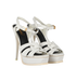 Saint Laurent Tribute Heels, &pound;250, Shoes, White, Leather, Side view