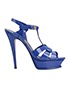 Yves Saint Laurent Open Toe Heels, front view