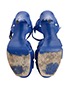Yves Saint Laurent Open Toe Heels, top view