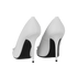 Saint Laurent pointed toe pumps, back view