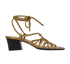 Saint Laurent Braided Sandals, front view