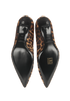 YSL Leopard Kitten Heels, top view