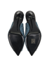 Saint Laurent Denim Slingback Heels, top view