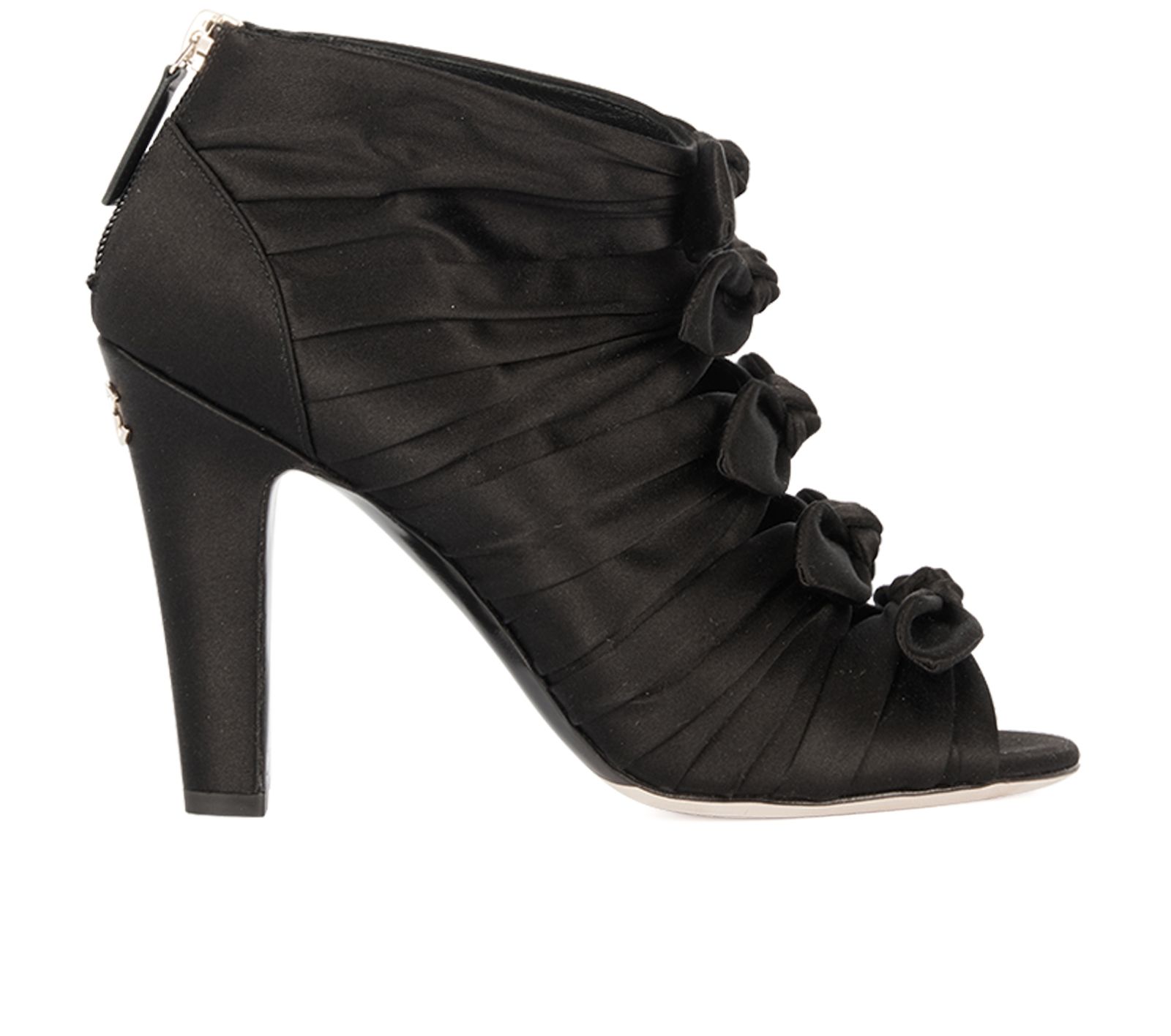 Chanel Ruched Bow Heels, Heels - Designer Exchange