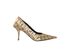 Gucci x Balenciaga Logo Pointy Heels, front view