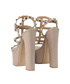 Valentino Rockstud Platform Sandals, back view
