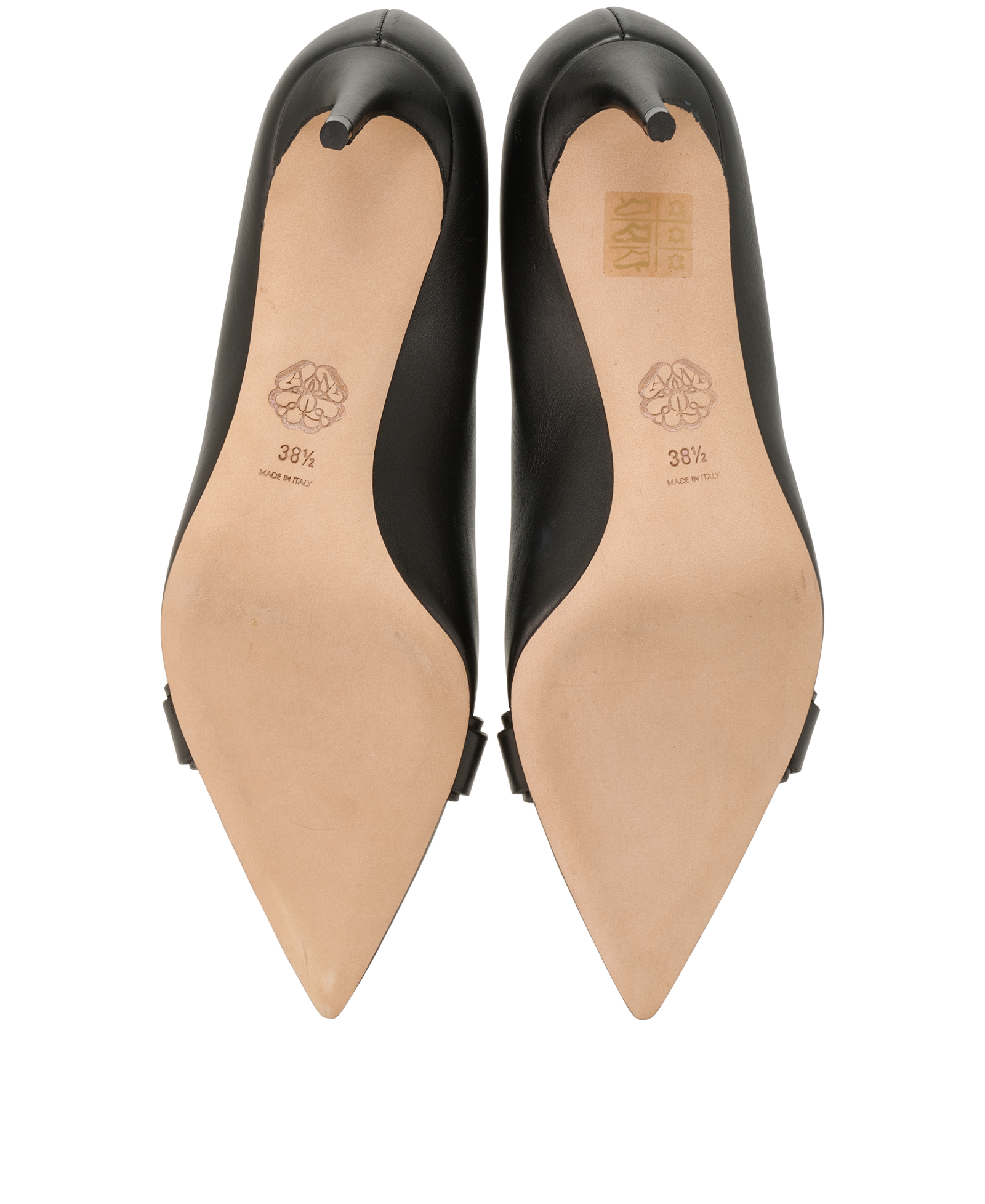 Alexander McQueen Bee Pumps, &pound;180, Shoes, Black, Leather, Top view