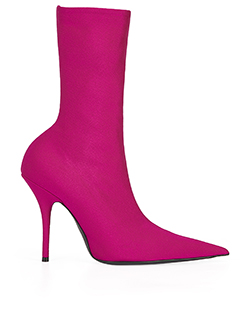 Balenciaga Knife Sock Boots, Spandex, Pink, DB/B, 6, 4