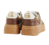 Gucci GG Trainers, &pound;310, Shoes, Brown/Tan, Canvas/Leather, Back view