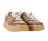 Gucci GG Trainers, &pound;310, Shoes, Brown/Tan, Canvas/Leather, Side view