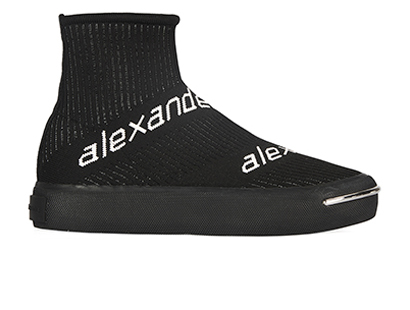 Alexander Wang Logo Sock Boots, front view
