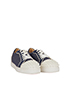 Christian Louboutin Vieira Spike Denim Flats, side view