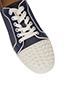 Christian Louboutin Vieira Spike Denim Flats, other view