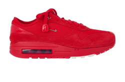 Jacquemus X Nike Air Trainers. Suede/Mesh, Red, UK6.5, B, 3*