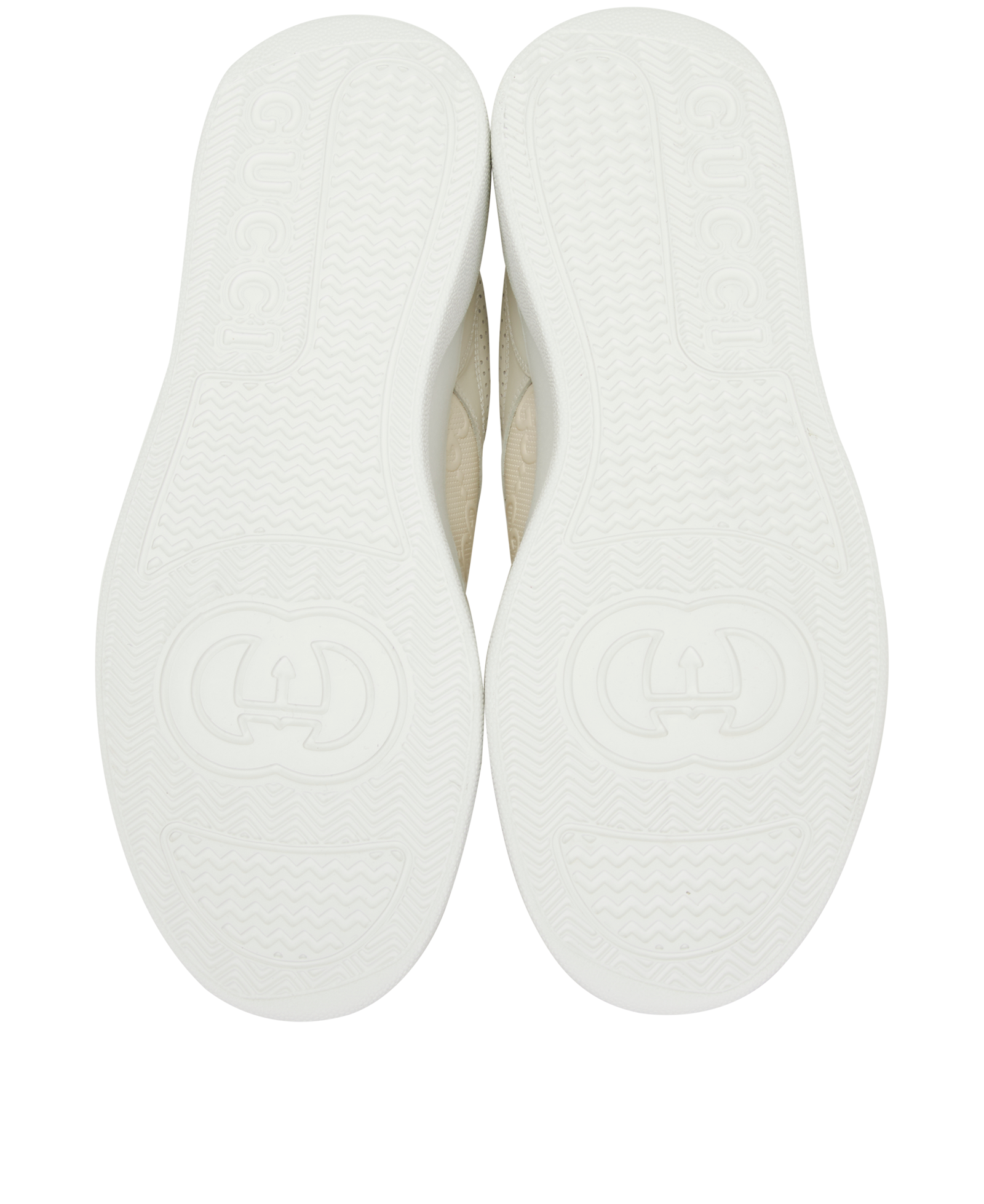 Gucci GG Chunky Trainers, &pound;350, Shoes, White, Leather, Top view