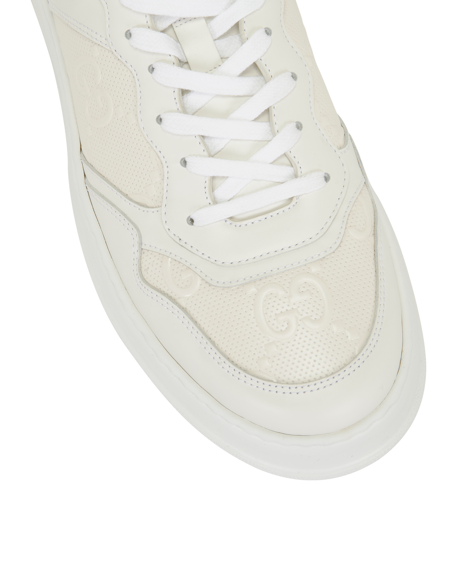 Gucci GG Chunky Trainers, &pound;350, Shoes, White, Leather, Other view