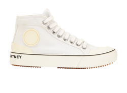 Stella McCartney High Top Trainers, Canvas, White, UK3, B/DB, 3*