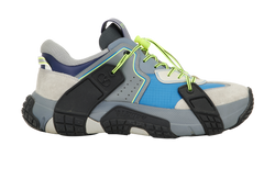 Valentino Wod Trainer, Mens, Suede/Fabric, Blue/Grey, UK9, 2*