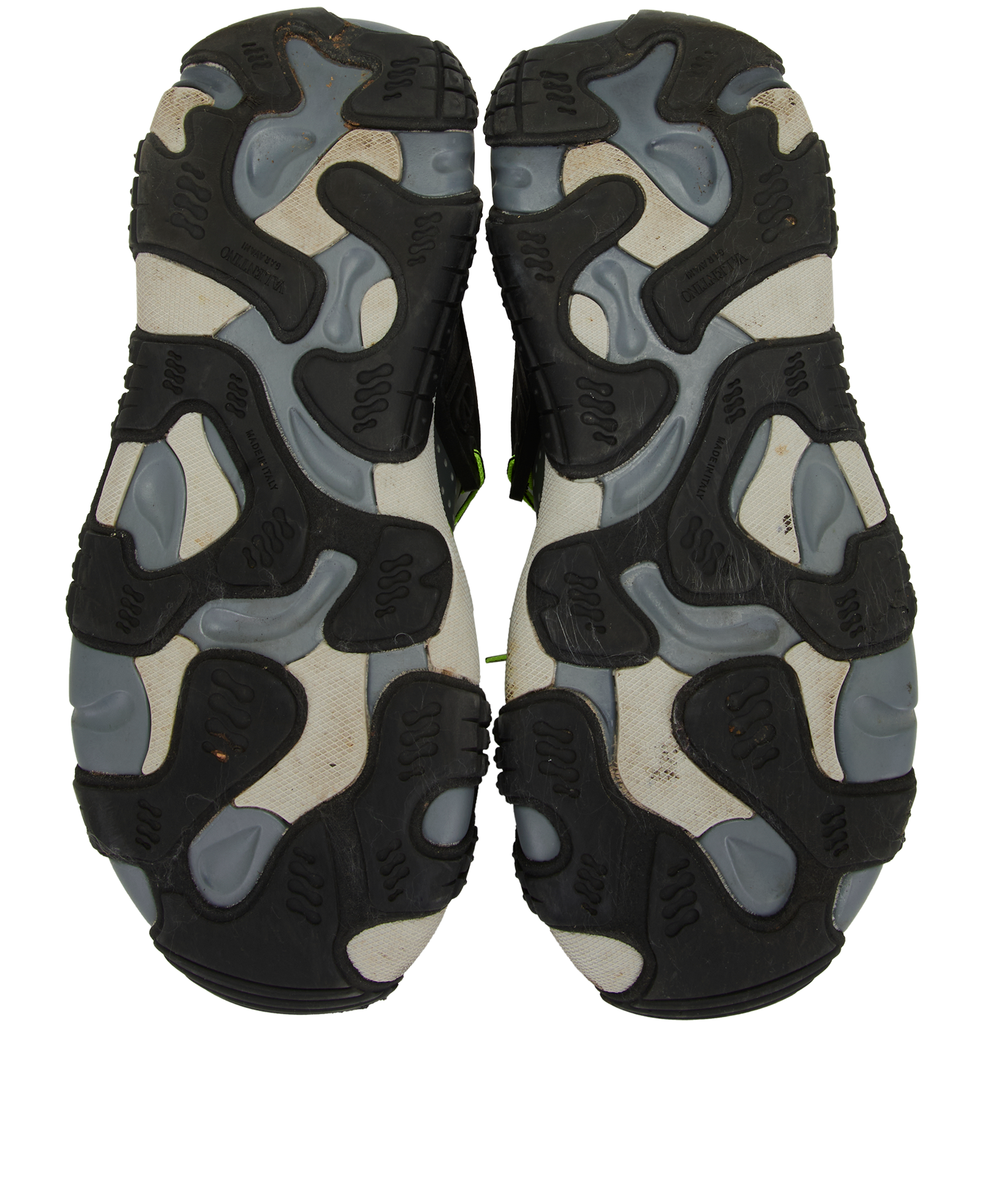 Valentino Wod Trainer, &pound;170, Shoes, Blue/Grey, Fabric/Suede, Top view