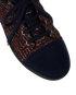 Chanel Tweed Lace Up Trainers, £450, Shoes, Blue/Red, Fabric, Other view