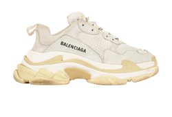 Balenciaga Triple S Trainers, Mesh, Beige, UK3, 2*