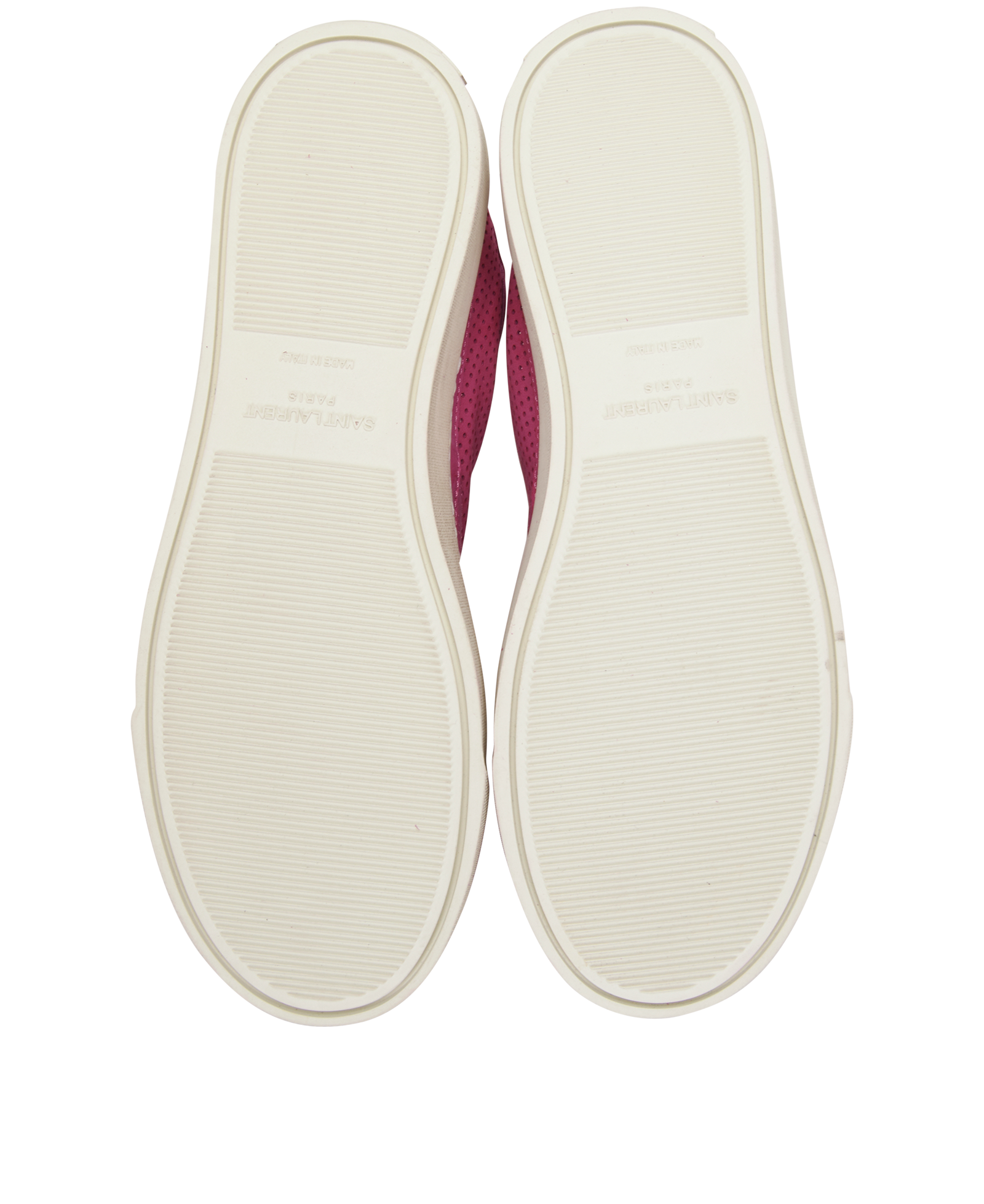 Saint Laurent Perforated Trainers, &pound;120, Shoes, Pink, Suede, Top view