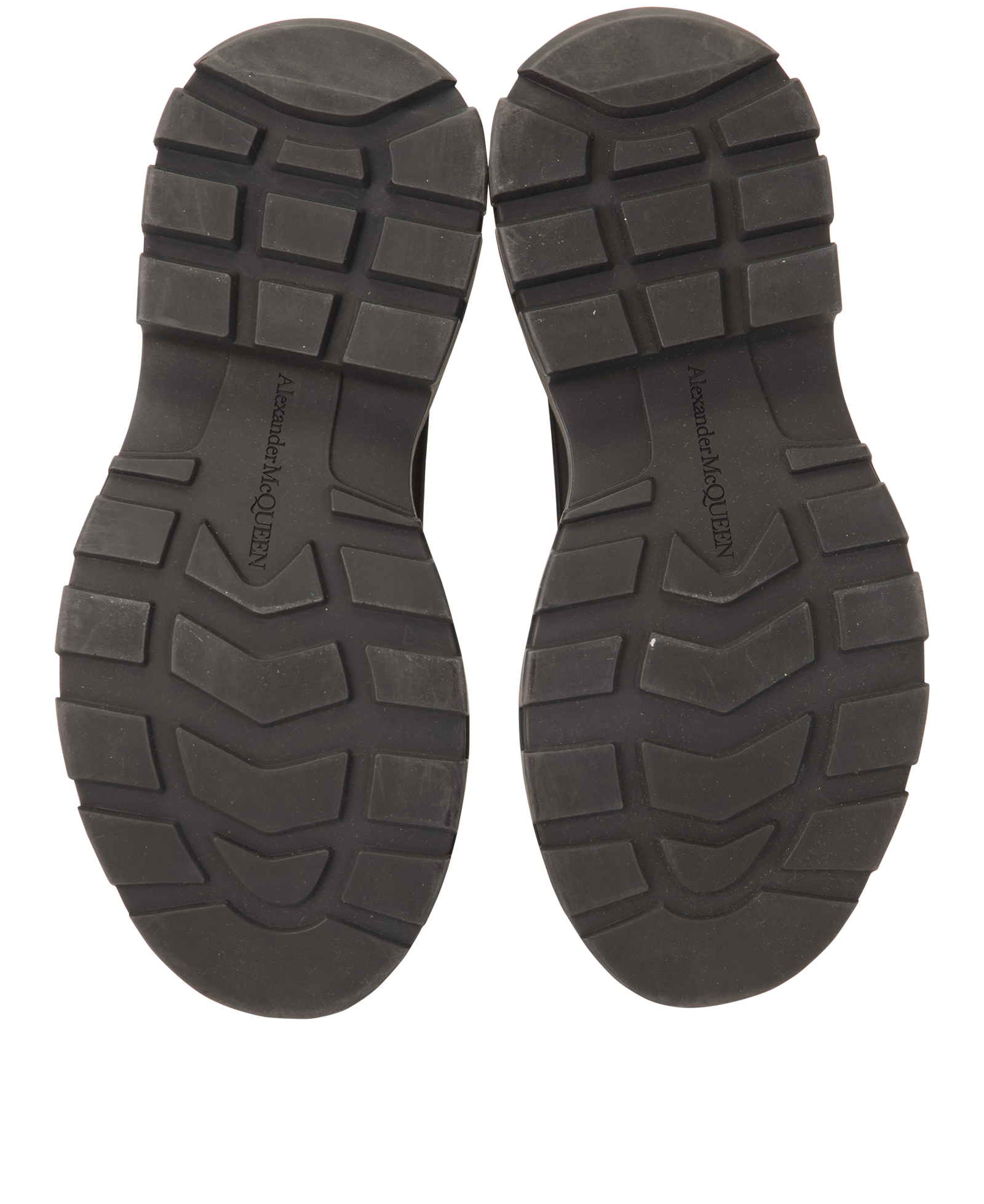 Alexander McQueen Tread Graffiti Trainers, &pound;175, Shoes, Black, Canvas, Top view