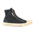 Balenciaga Paris High Top Trainers, &pound;220, Shoes, Black, Canvas, Front view