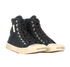 Balenciaga Paris High Top Trainers, &pound;220, Shoes, Black, Canvas, Side view