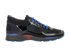 Chanel Low Top Trainers, £380, Shoes, Black/Blue, Fabric/Patent Leather, Front view